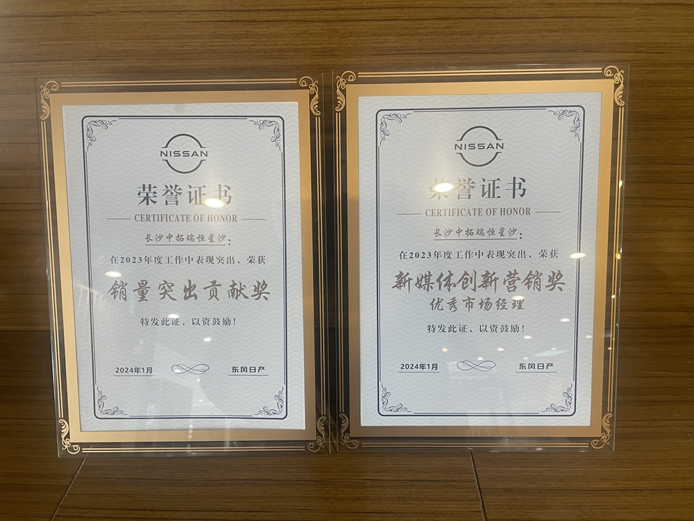 Company Honors